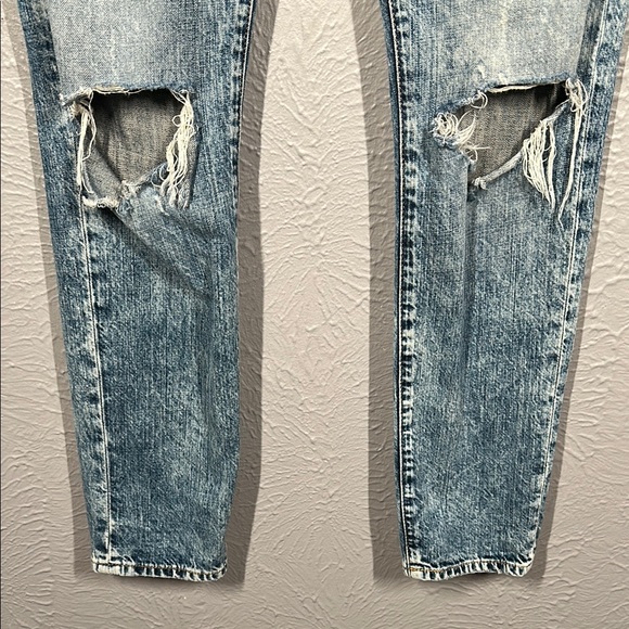 Denim & Supply Ralph Lauren Distressed Skinny Boyfriend Blue Jeans Size 26 - Picture 3 of 12